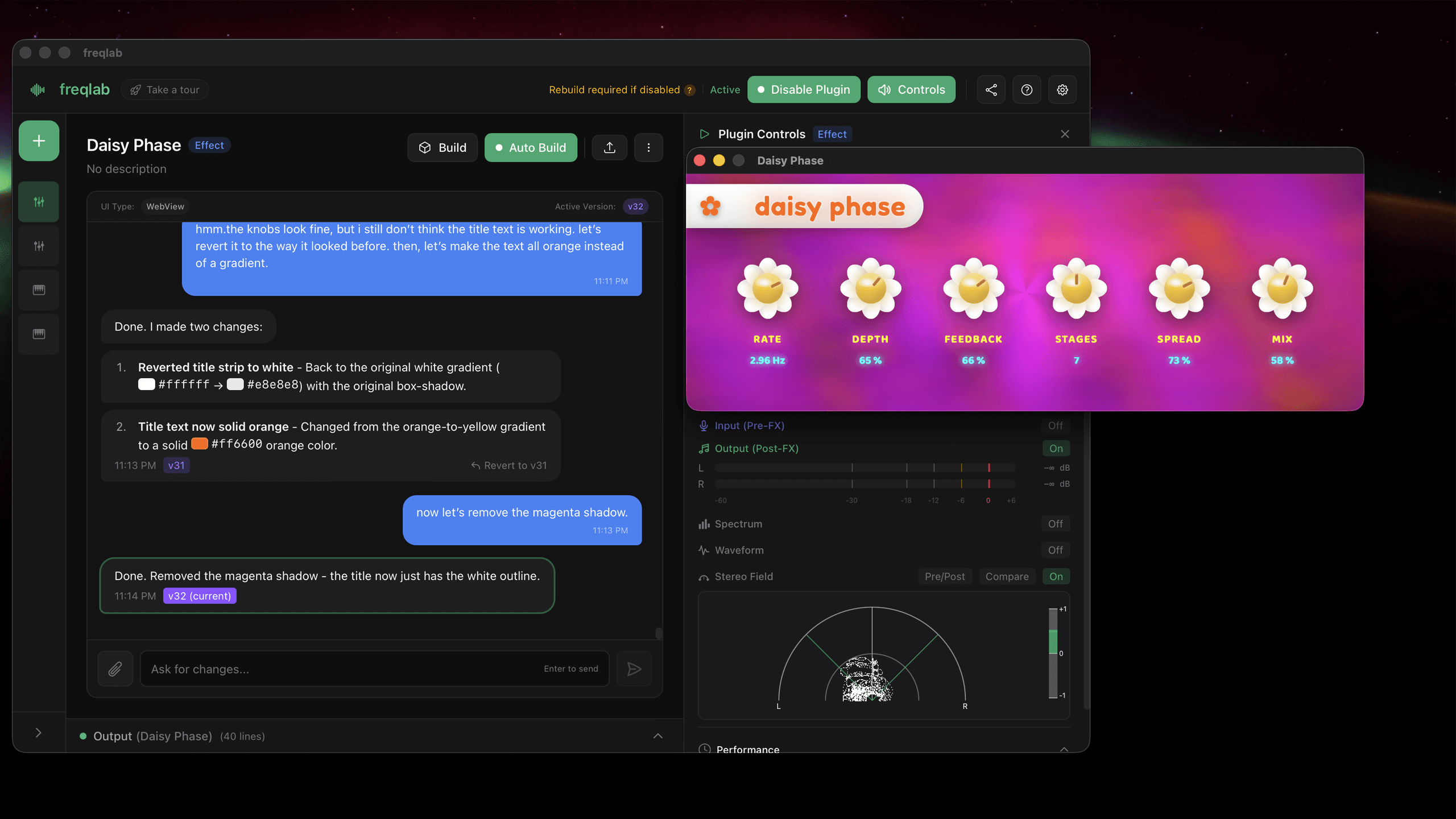 Plugin creation example - Daisy Phase